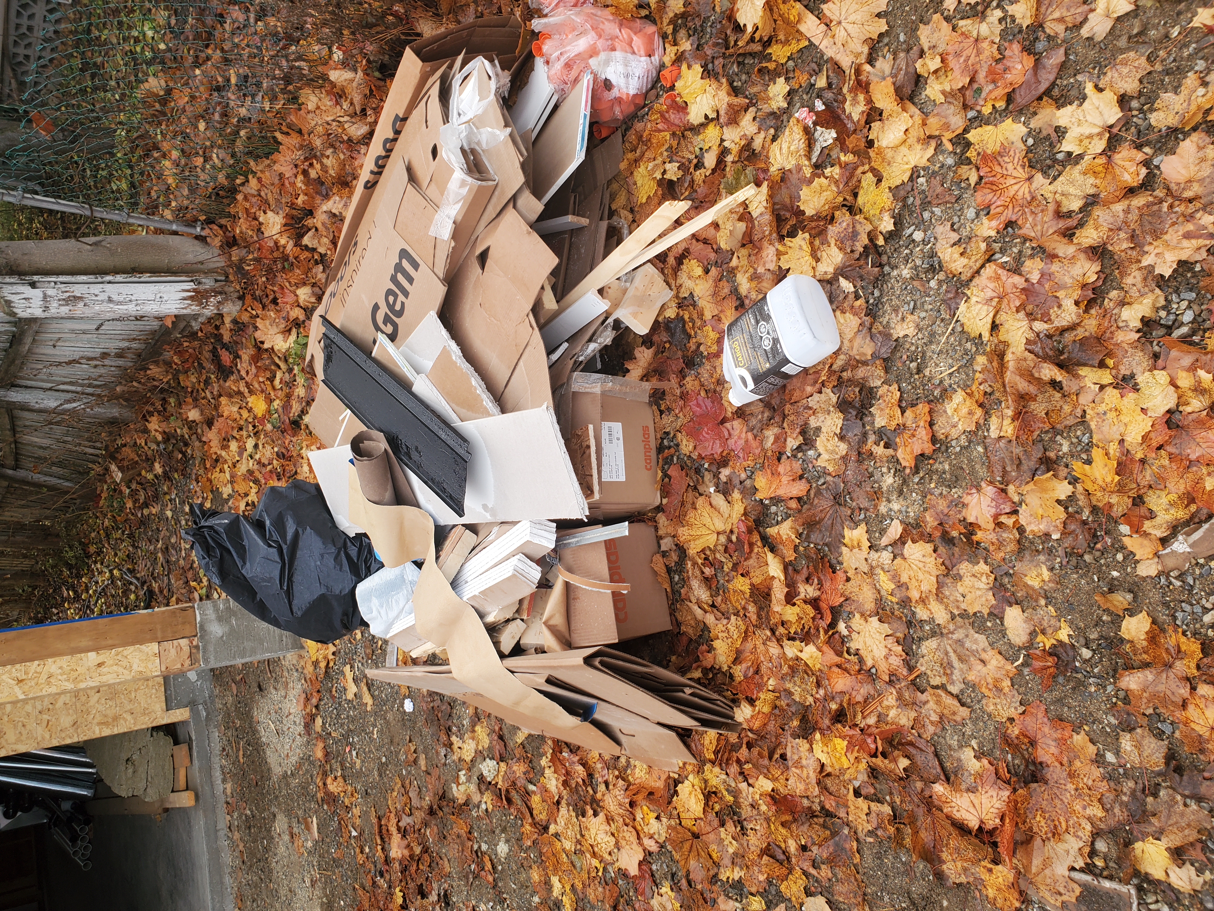 Construction debris removal