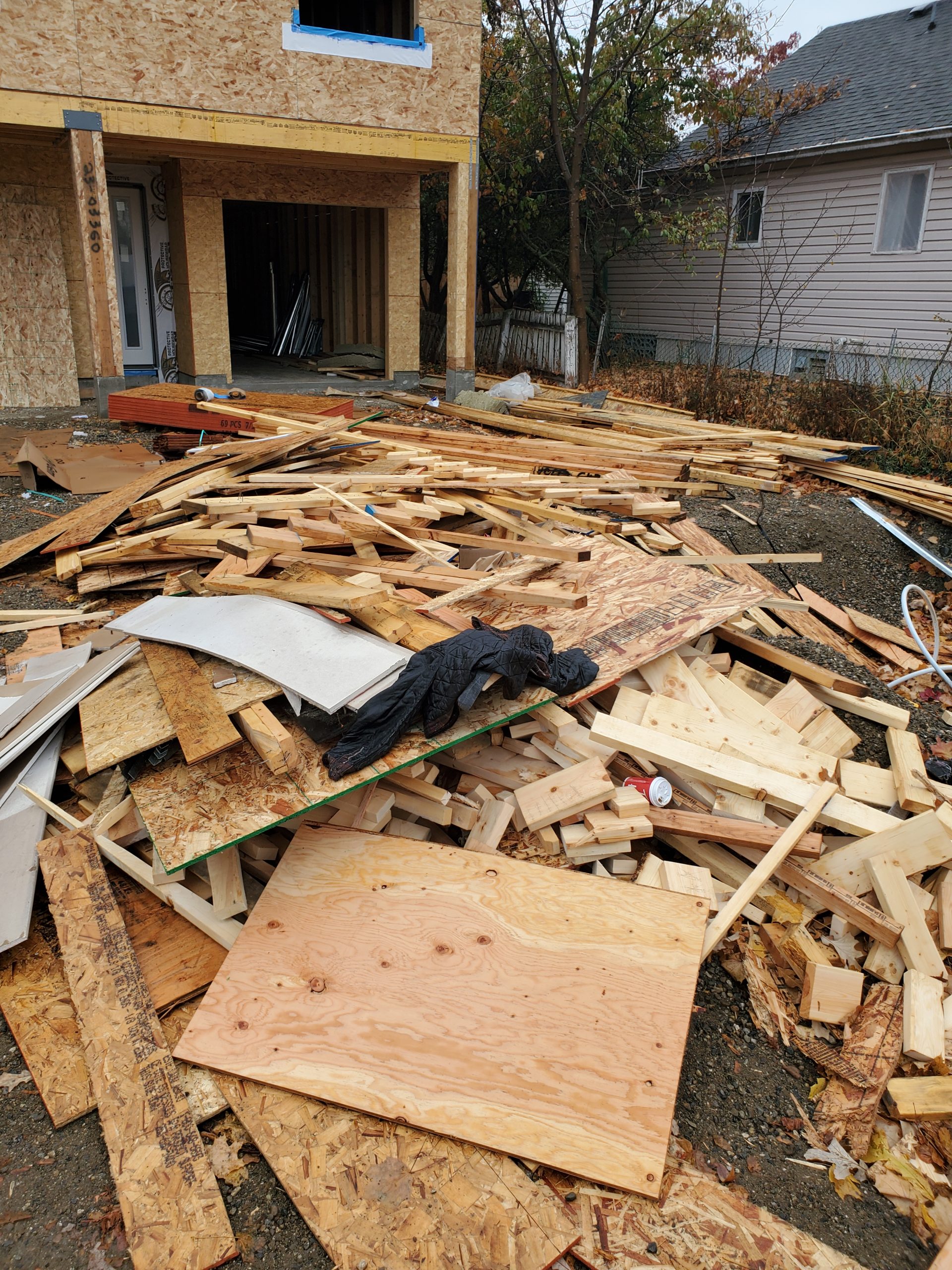 Demolition project in the Okanagan